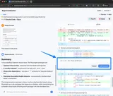Commenting on the diff is now available!